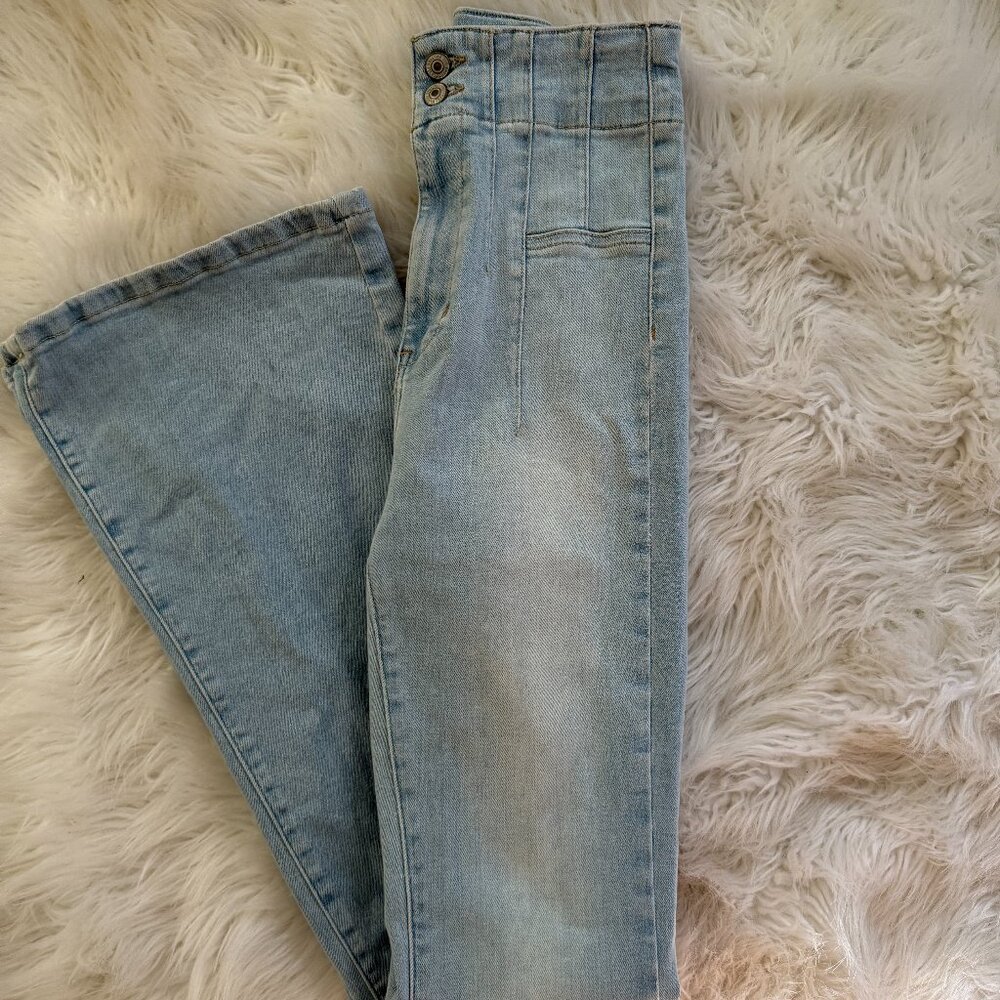 Free People Flaire High Rise Jeans